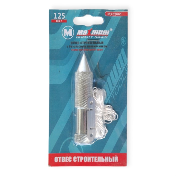 Отвес строительный 125 г (5 м)/150 шт QHUYTfCVj4KjvimRCO3BE3 - фото 5606